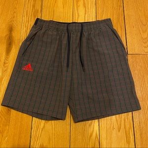 Adidas Climalite Bermuda Tennis Shorts XL Plaid